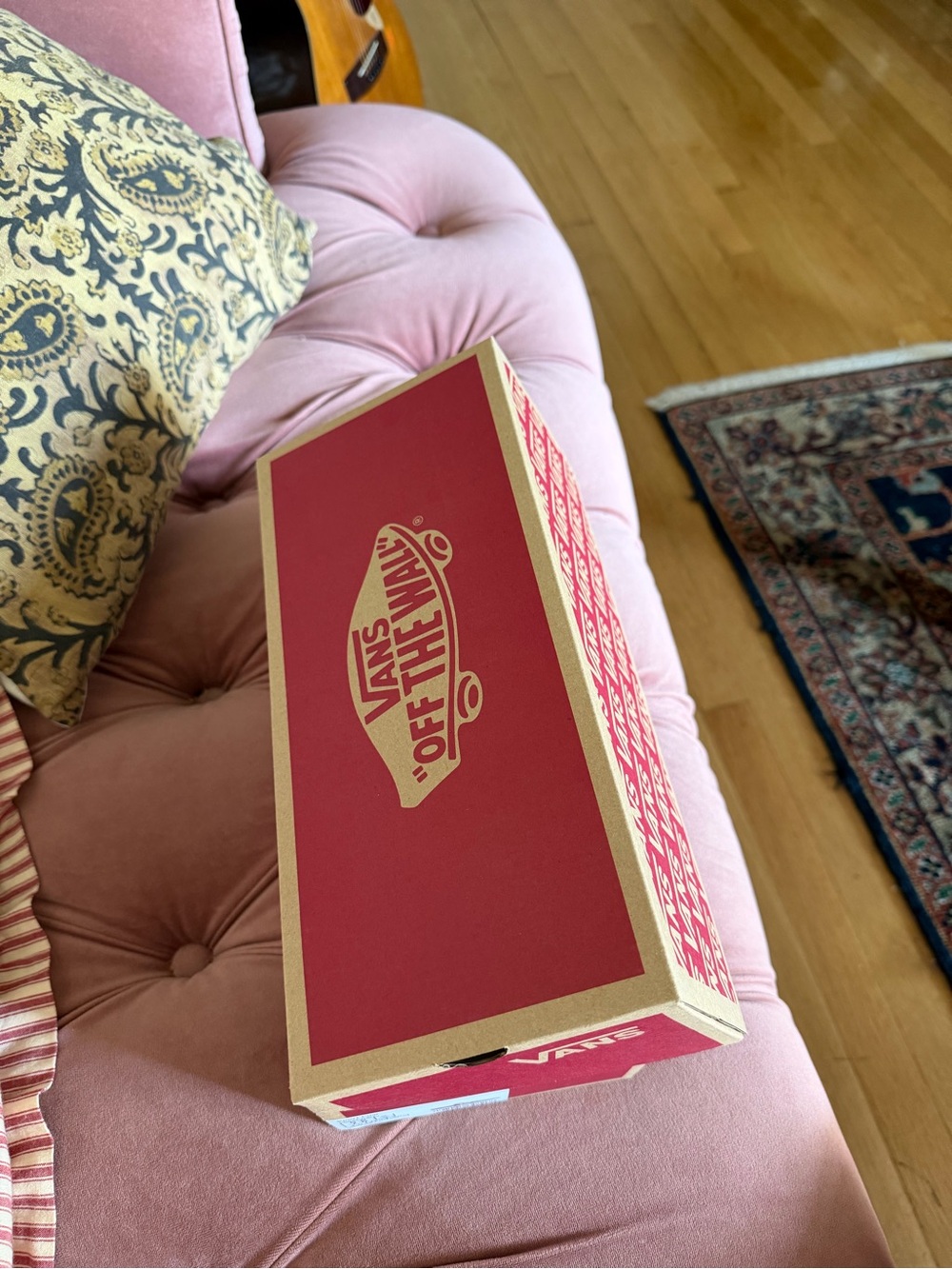 Burgundy Low Sport Suede Vans Sneakers - Picture 2 of 10